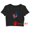 American Warrior Crop Top Shirt