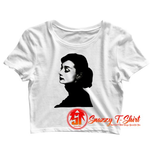 Audrey Hepburn Crop Top Shirt
