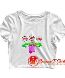 BUDWEISER FROGS Crop Top Shirt