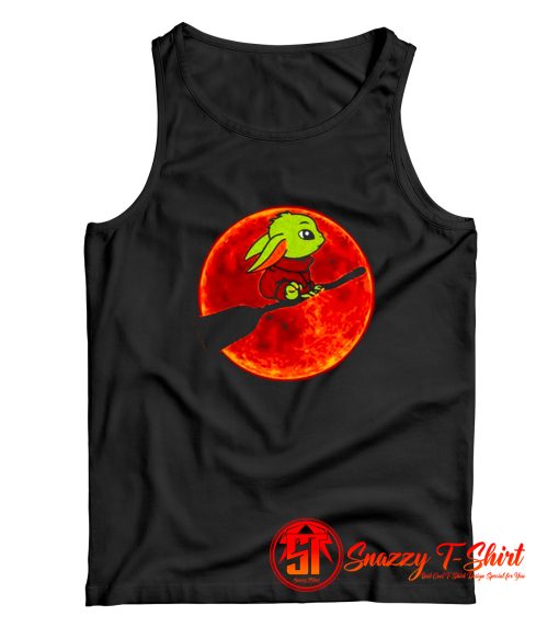 Baby Yoda Blood Moon Tank Top