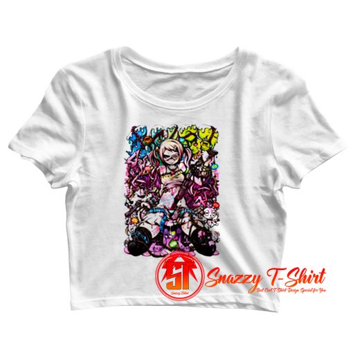 Bad Bitch Bad Ass Pop Art Japanese Japan Crop Top Shirt
