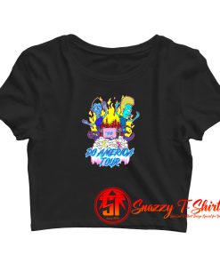 Beavis and Butthead Do America Tour Crop Top Shirt