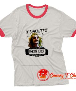 Beetlejuice 80s Showtime Cult Film Movie Ringer Tee
