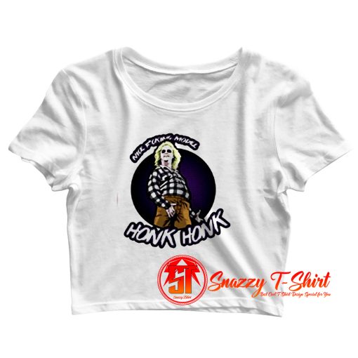 Beetlejuice Horror Movie Crop Top Shirt