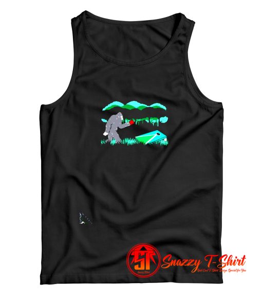 Bigfoot Cornhole Bags Sack Toss Tank Top