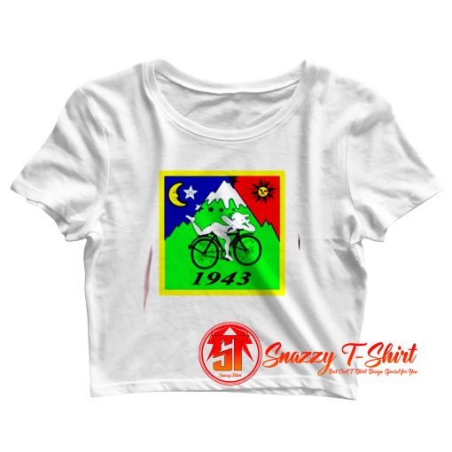 Bike Trip 1943 Lsd Acid Bicycle Day Crop Top Shirt