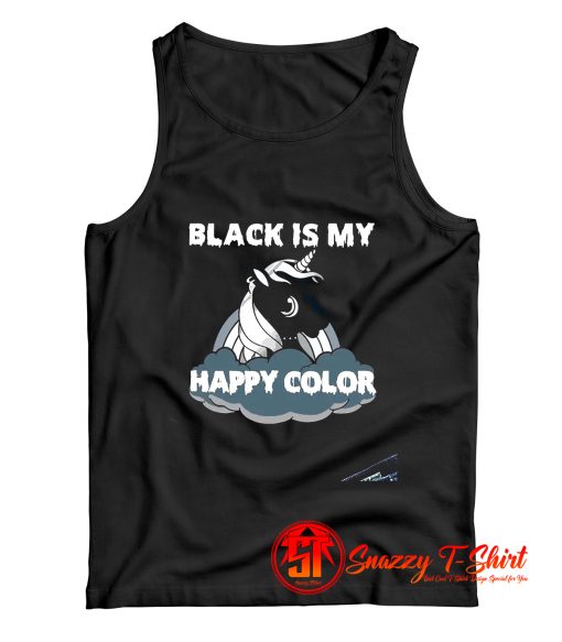 Black Is My Happy Color Tank Top