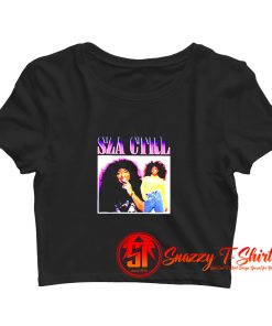 Blood Stain SZA CTRL Crop Top Shirt