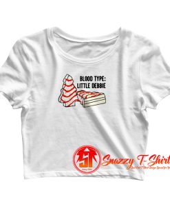 Blood Type Little Debbie Crop Top Shirt