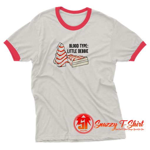 Blood Type Little Debbie Ringer Tee