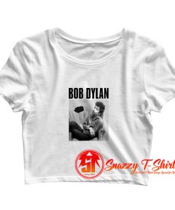 Bob Dylan Sitting Crop Top Shirt