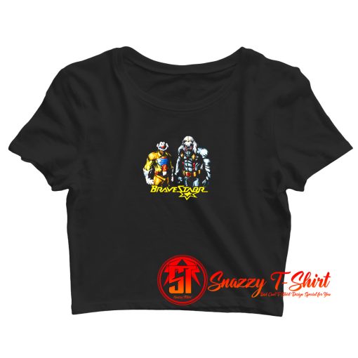 Bravestarr and Thirty cartoon superhero classic Crop Top Shirt