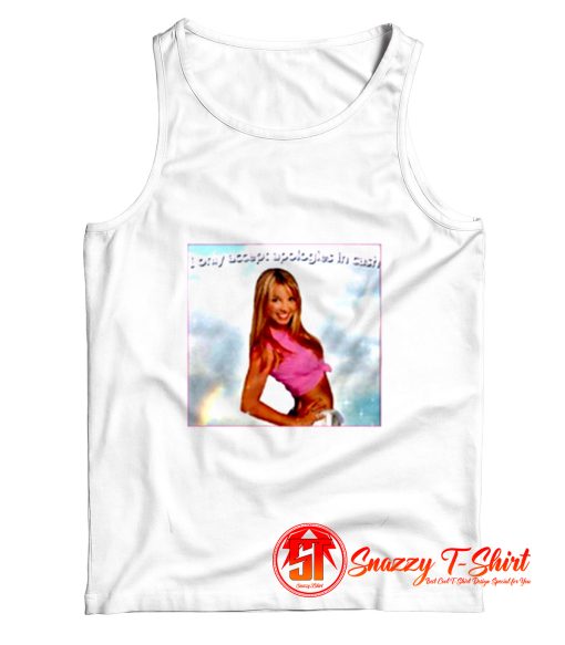 Britney Spears Apologies Tank Top