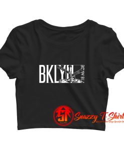 Brooklyn New York City BKLYN 718 Crop Top Shirt