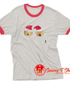 Brown Boobs Christmas Ringer Tee