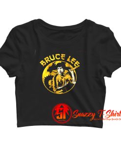 Bruce Lee Circle Dragon Crop Top Shirt