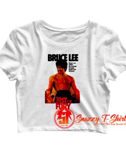 Bruce Lee Fist of fury 1972 Crop Top Shirt