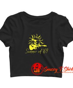 Bryan Adam Summer of 69 Crop Top Shirt