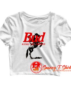 Budweiser Cowboy King Of Beers Crop Top Shirt