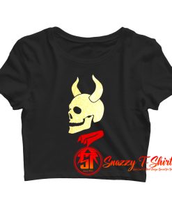 Buffy The Vampire Inspired Devil Skull Classic Crop Top Shirt