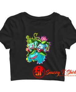 Bulbasaur Evolution Pokemon Crop Top Shirt