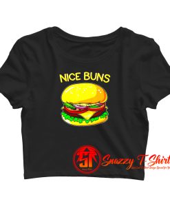 Burger Crop Top Shirt