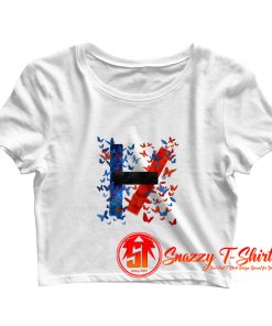 Butterfly 21 pilots Crop Top Shirt