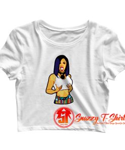 CARDI BOOBS Crop Top Shirt