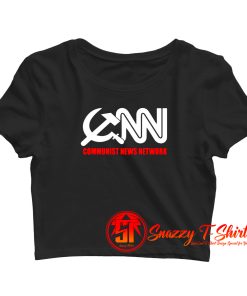 CNN Communist News Network Crop Top Shirt