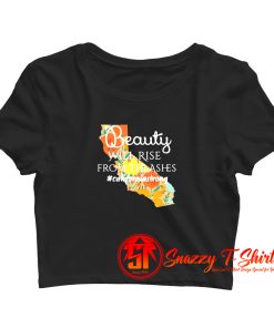 California Strong Northern California Fire Crop Top Shirt