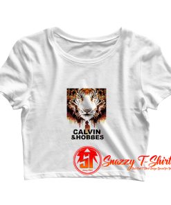 Calvin And Hobbes Poster Crop Top Shirt