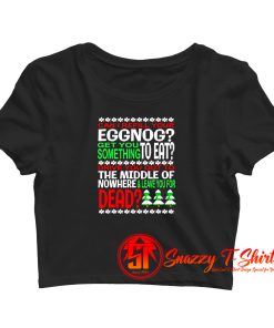 Can I Refill Your Eggnog Crop Top Shirt