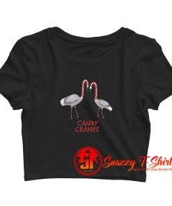 Candy Cranes Crop Top Shirt