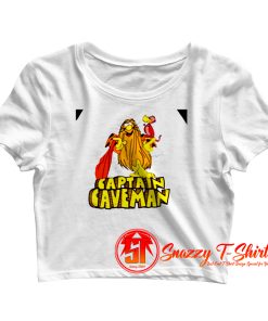 Captain Caveman Crop Top Shirt