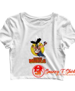 Captain Murica Crop Top Shirt