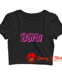 Cardi B Bardi Gang Hip Hop Crop Top Shirt