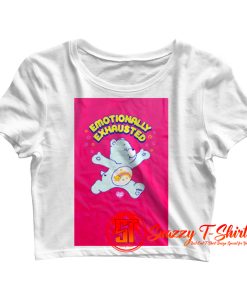 Care Bears Emotionally Exhausted Crop Top Shirt