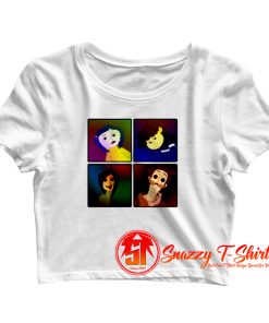 Cartoonized Coraline Crop Top Shirt