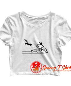 Cat annoucement Crop Top Shirt
