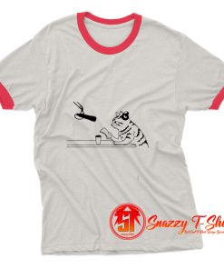 Cat annoucement Ringer Tee