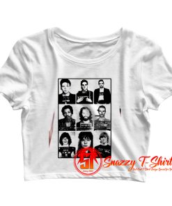 Celebrities Mugshot Crop Top Shirt