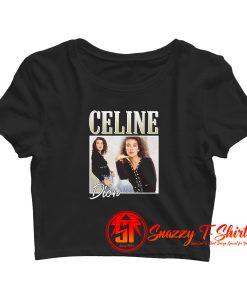 Celine Dion Casual Retro Retro Crop Top Shirt
