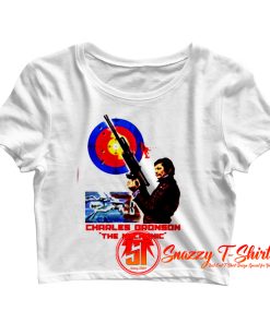 Charles Bronson the mechanic Crop Top Shirt