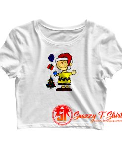 Charlie Brown Christmas Crop Top Shirt