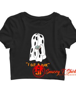 Charlie Brown I Got A Rock Funny Comic Crop Top Shirt