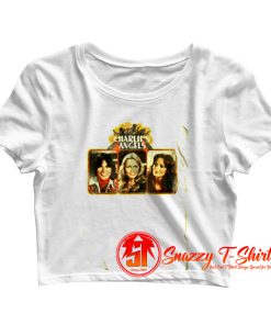 Charlies Angels 1970 Retro Style Crop Top Shirt