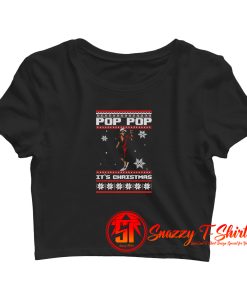 Cheap Bruno Mars Pop Pop Ugly Christmas Crop Top Shirt
