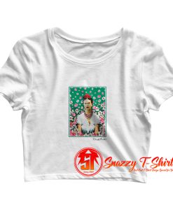 Cheap Frida Kahlo Floral Vintage Crop Top Shirt