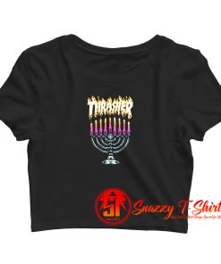 Cheap Thrasher Manorah Crop Top Shirt