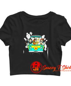 Cheech And Chong Scooby Doo Crop Top Shirt